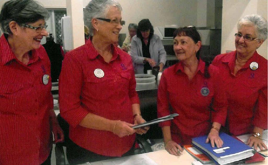 Gympie Quota treasurer Heather MacDonnell, president Eunice McIntyre, conference secretary Gayle O’Mara and minute secretary Mary Bothams plan the conference. Gympie Quota treasurer Heather MacDonnell, president Eunice McIntyre, conference secretary Gayle O’Mara and minute secretary Mary Bothams plan the conference.